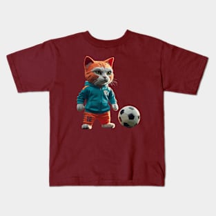 Soccer Kitty Kids T-Shirt